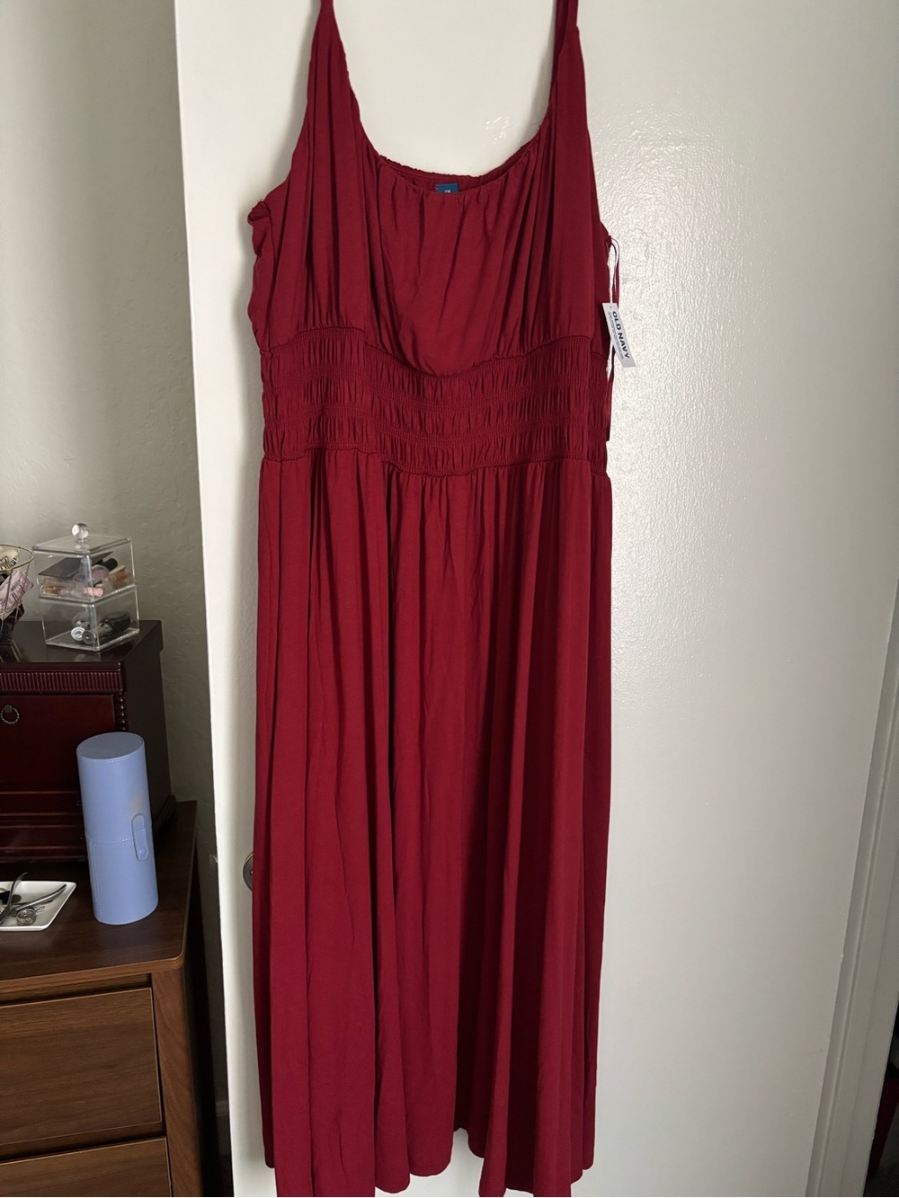 Old Navy Burgundy Sleeveless Maxi Dress